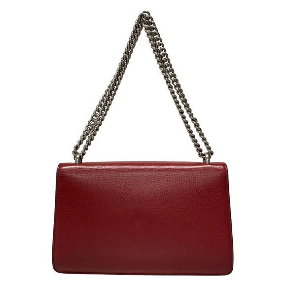 Auth GUCCI Dionysus 400249 Red Leather Shoulder Bag - Picture 2 of 16